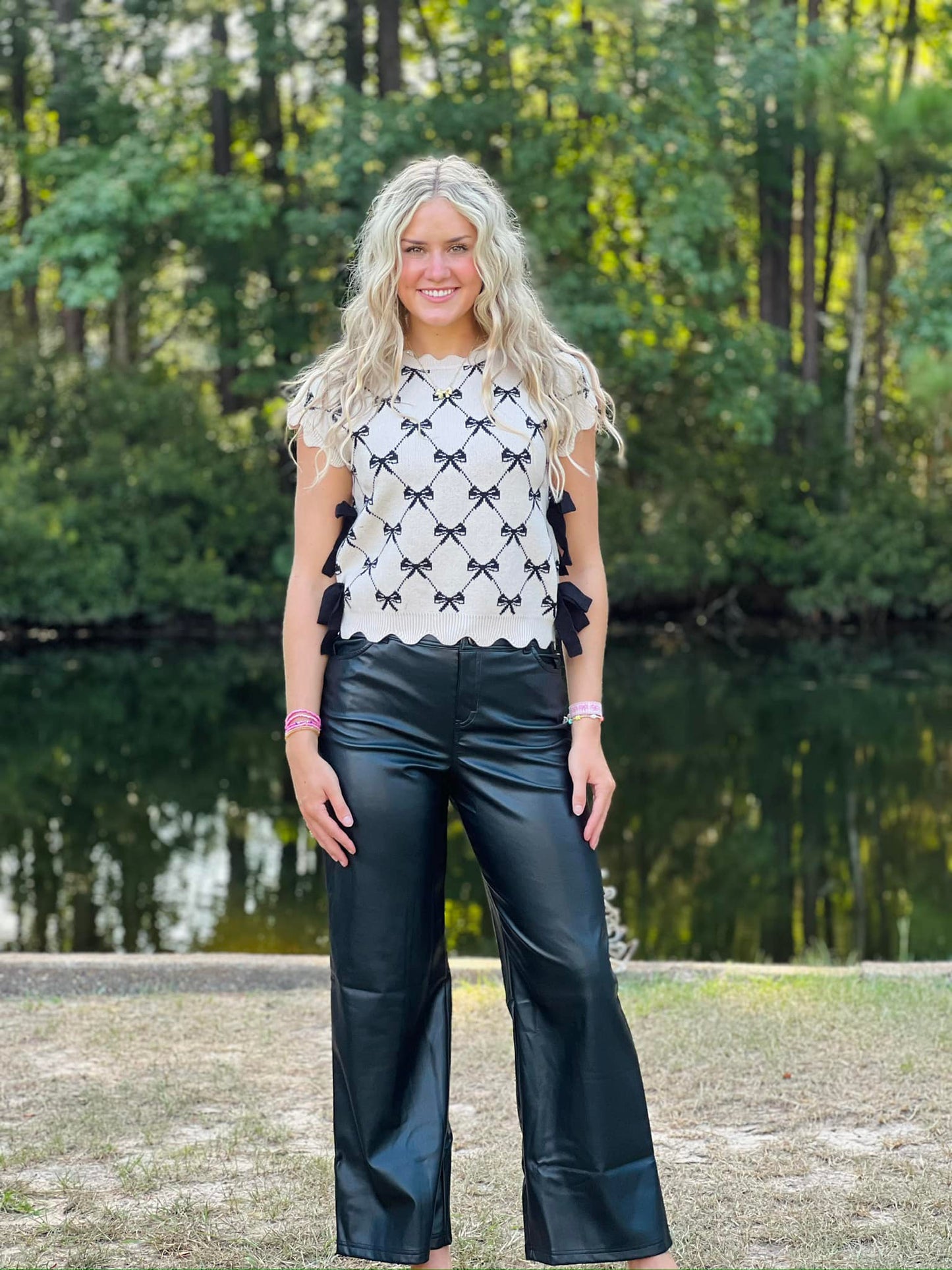 Sweater Weather Bow Top-DEALS