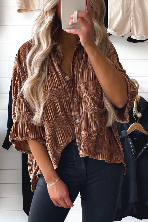 Honey Ribbed Top- PC
