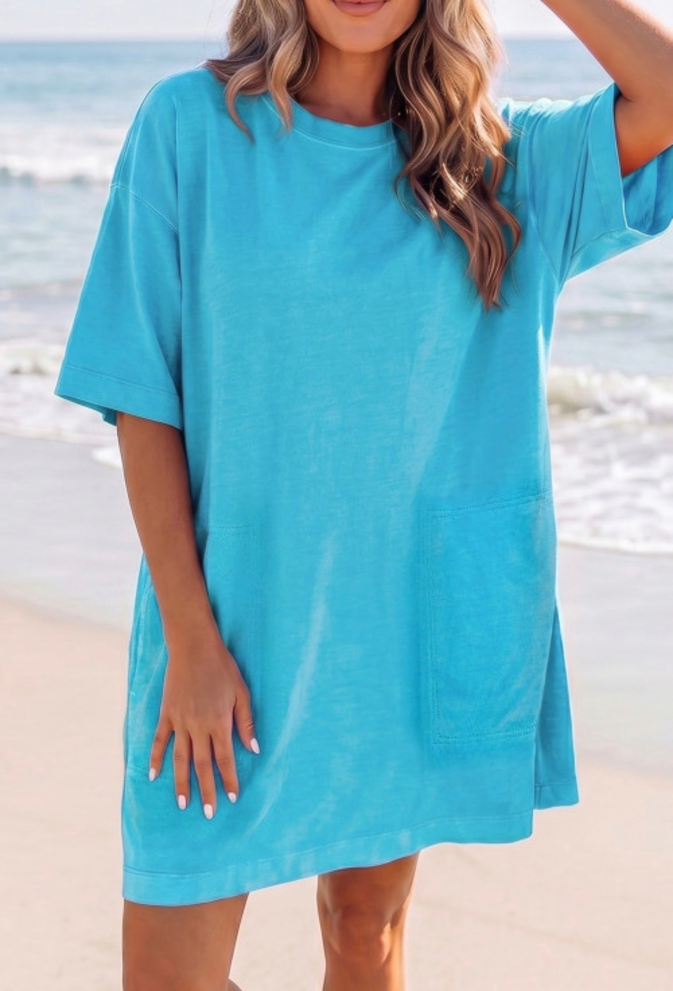 Blue Lagoon Tee Dress