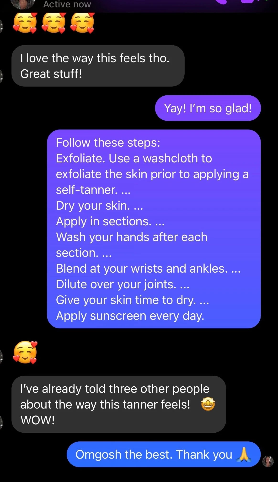 TMLL Ultra Violet Self Tanner!