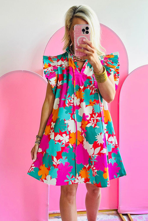 summer vibrant dress ⭐️
