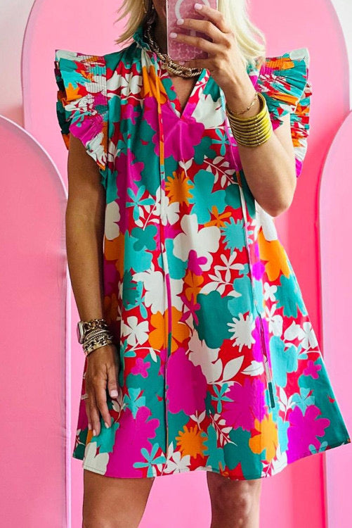 summer vibrant dress ⭐️