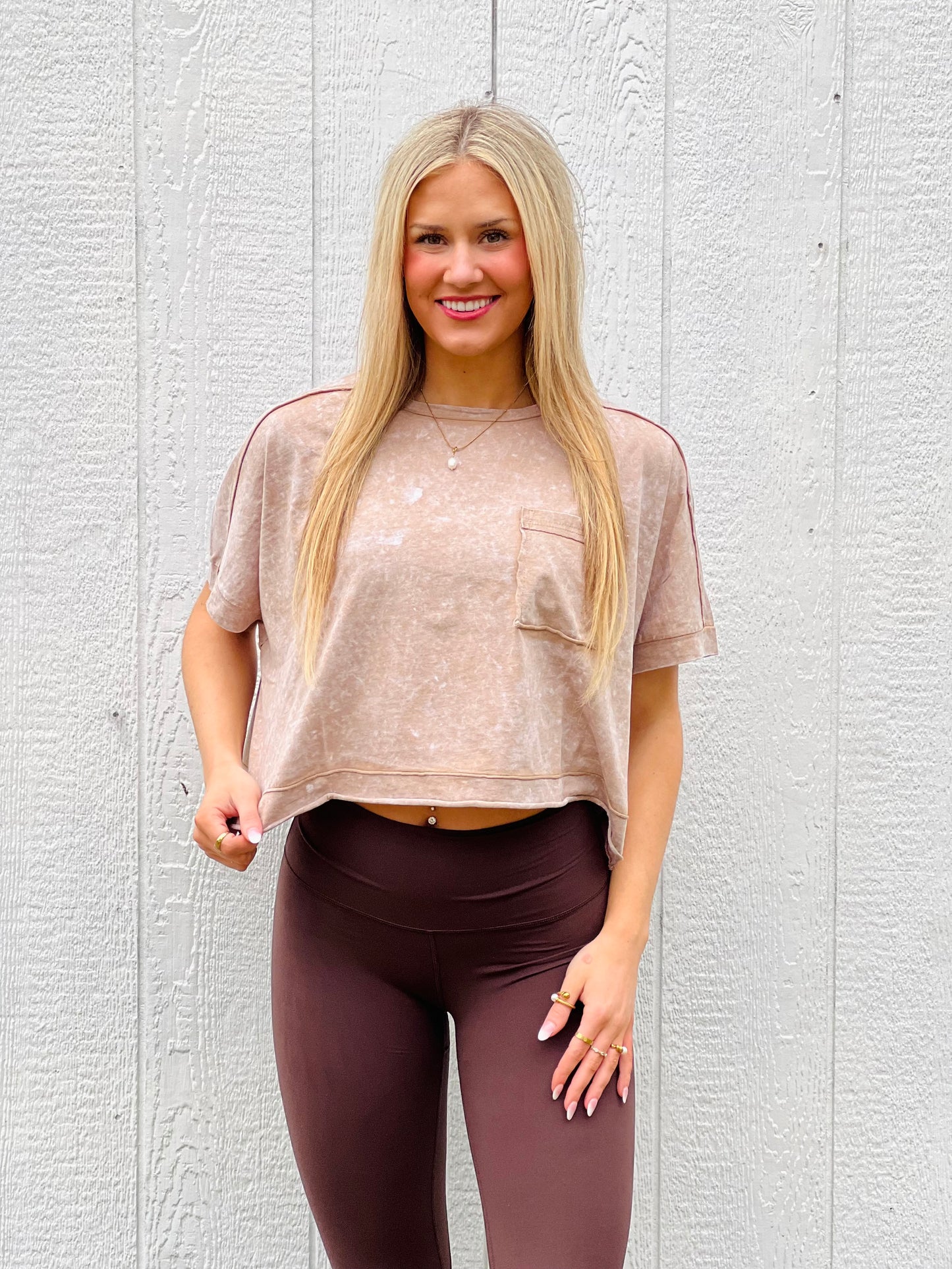 Mocha Acid Wash Crop-DEALS