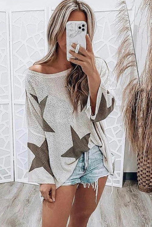 Star Knit Sweater- PC