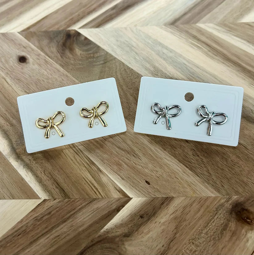 Bailee Bow Studs🪩
