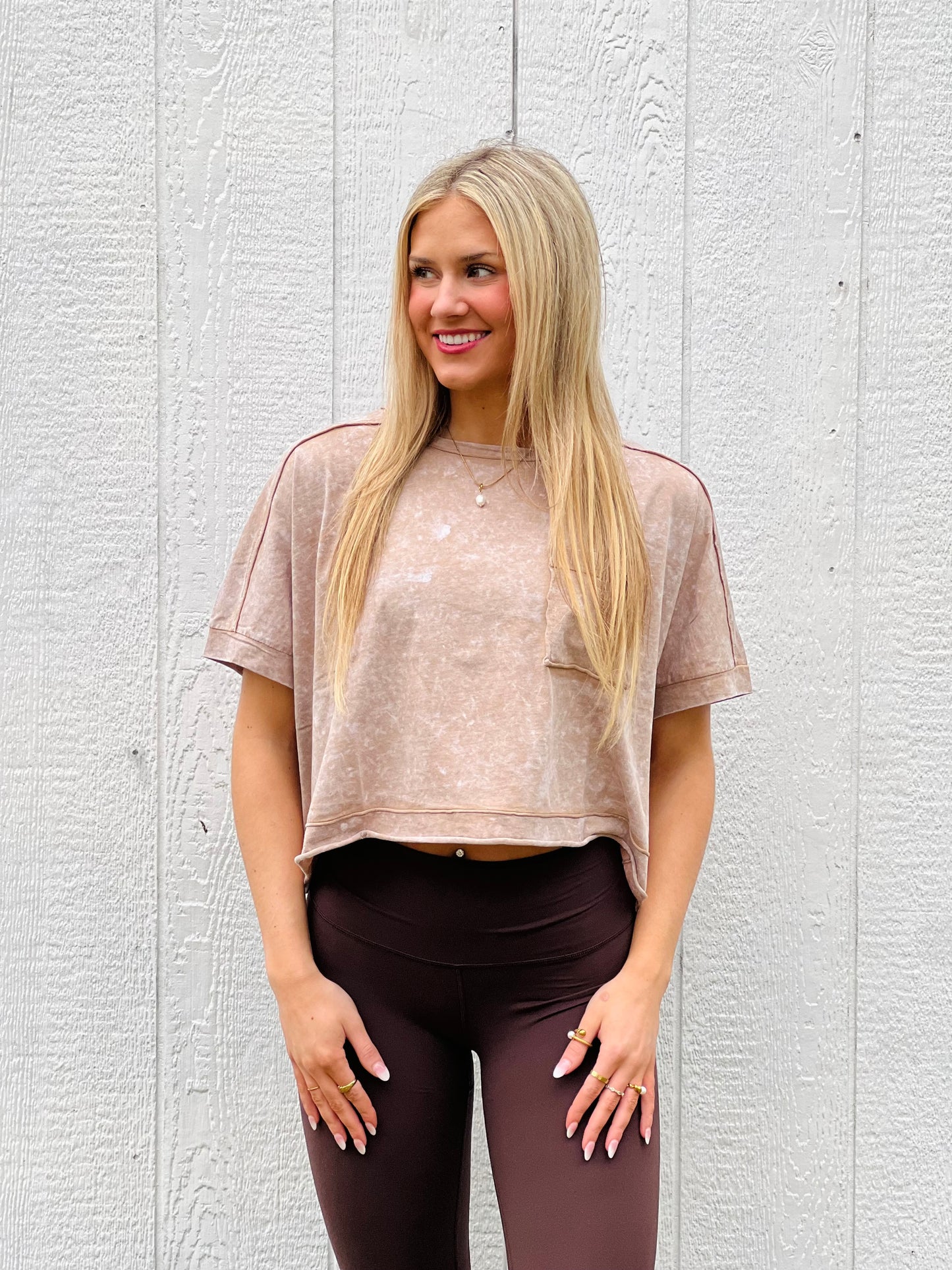 Mocha Acid Wash Crop-DEALS