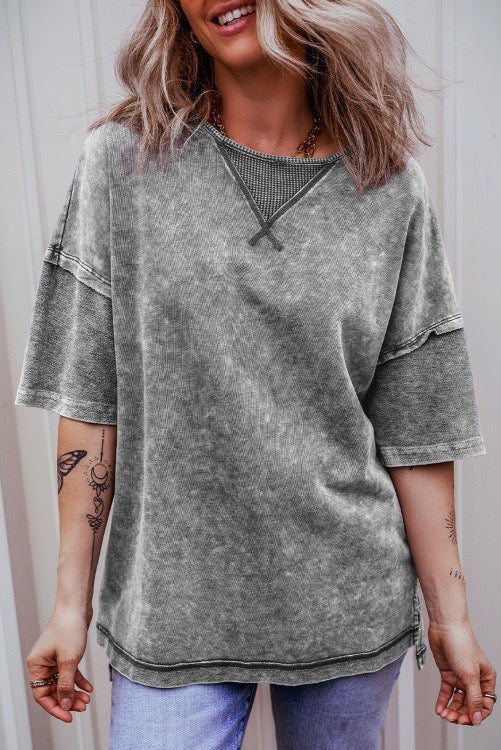 oversized mineral wash shirt⭐️