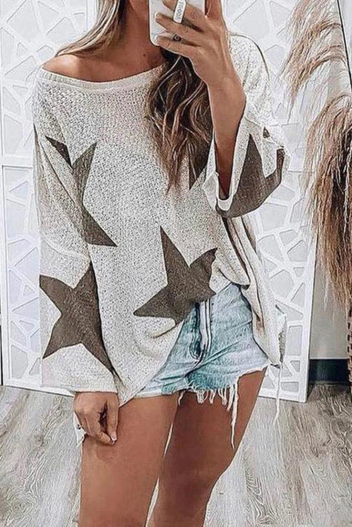 Star Knit Sweater- PC