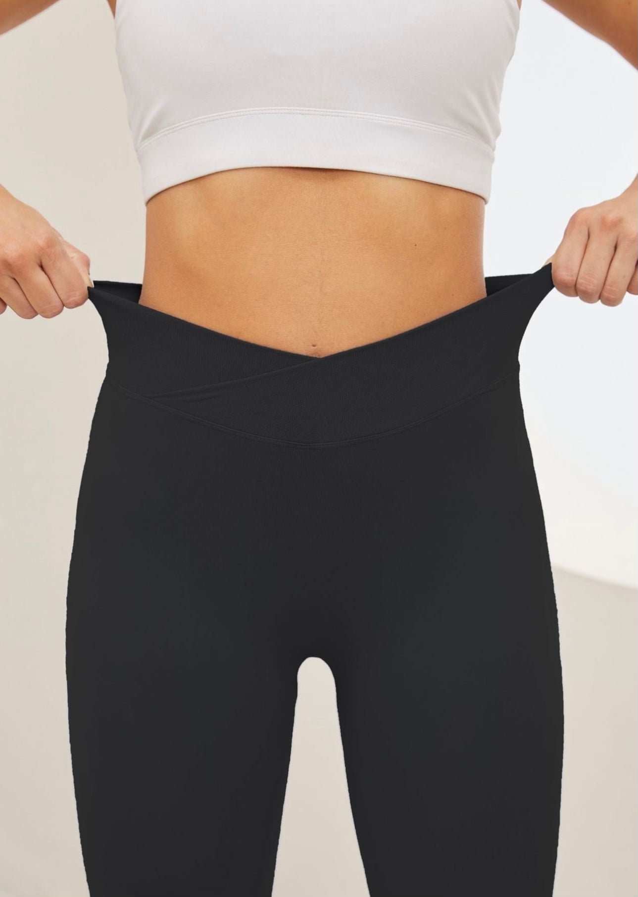 Flare Crossover Leggings 🪩