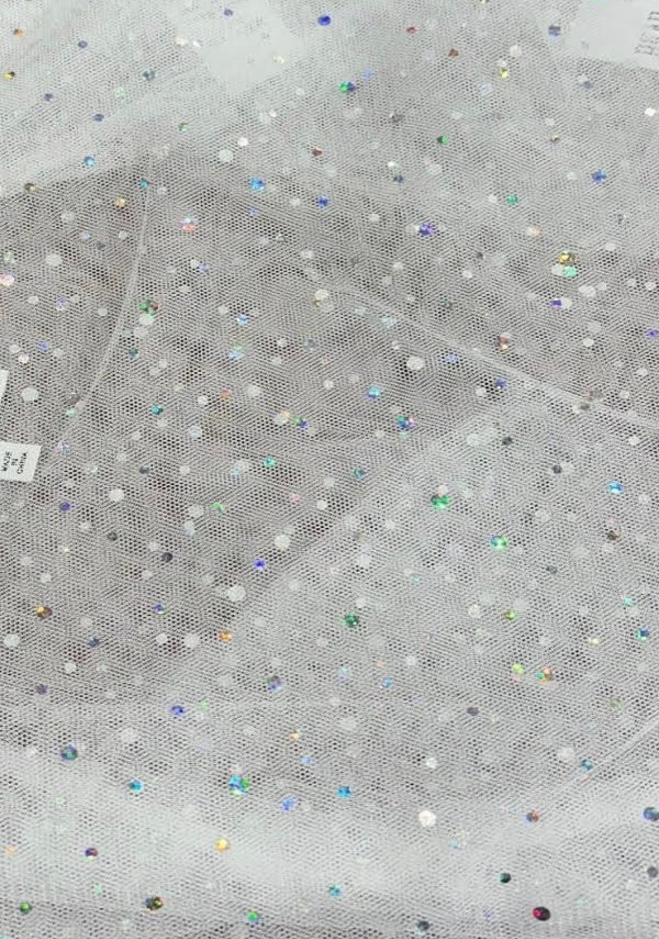 Sheer Mesh Rhinestone Top 🪩