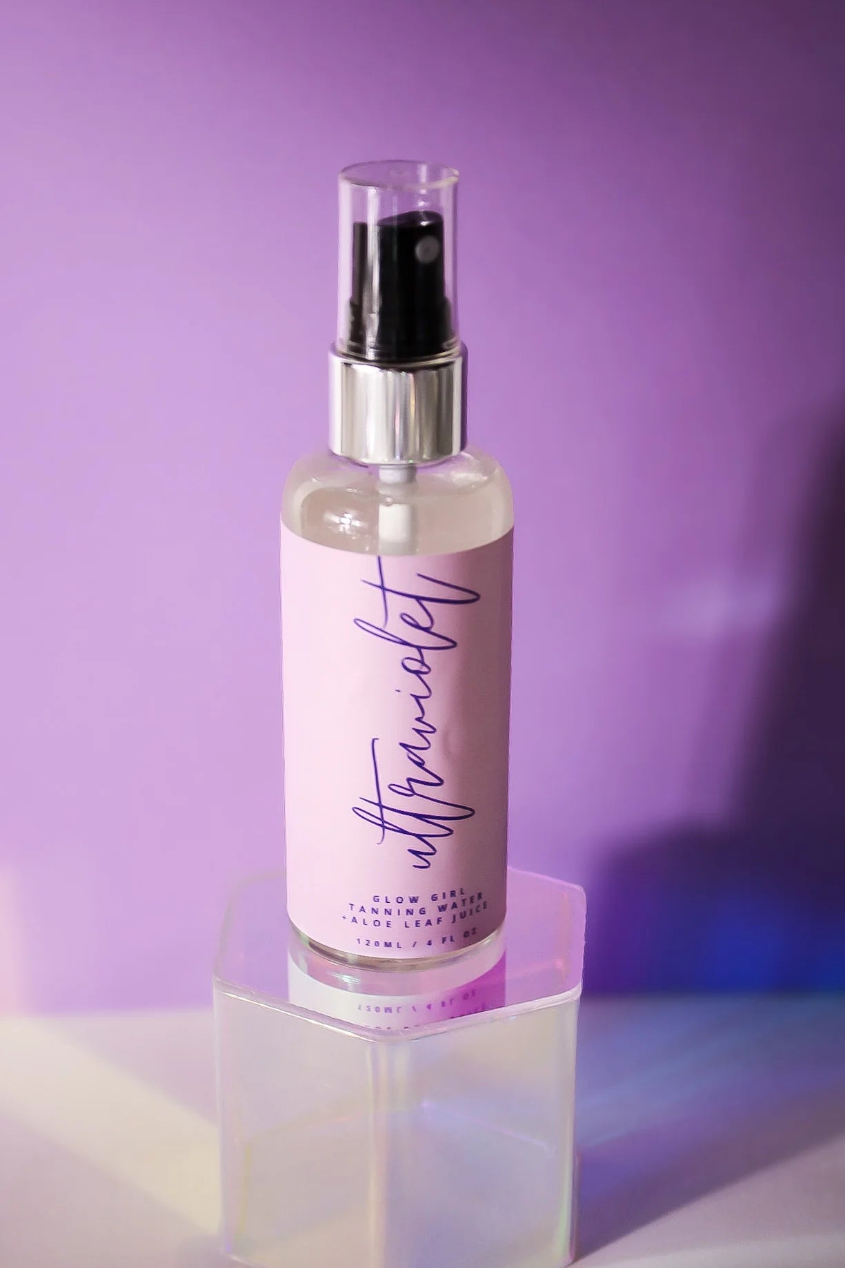 Ultra Violet Glow Girl Tanning Water!