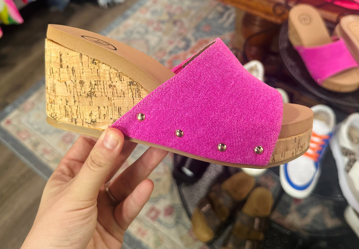 Pretty N Pink Wedge-DEALS