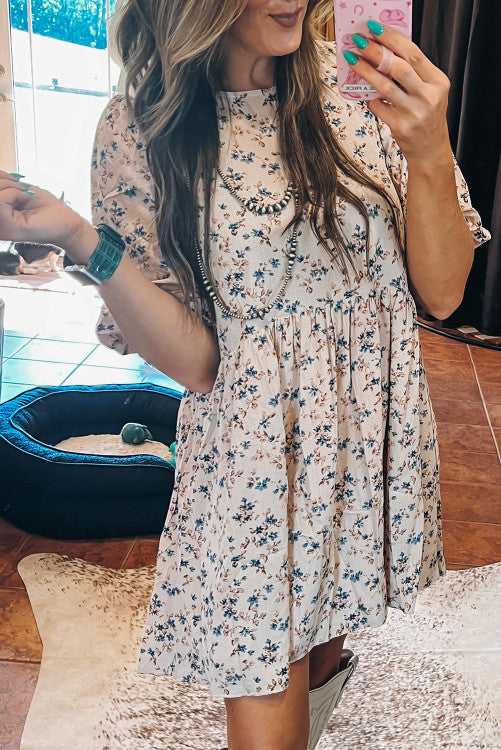 Take me to the Rodeo Floral Dress-PO