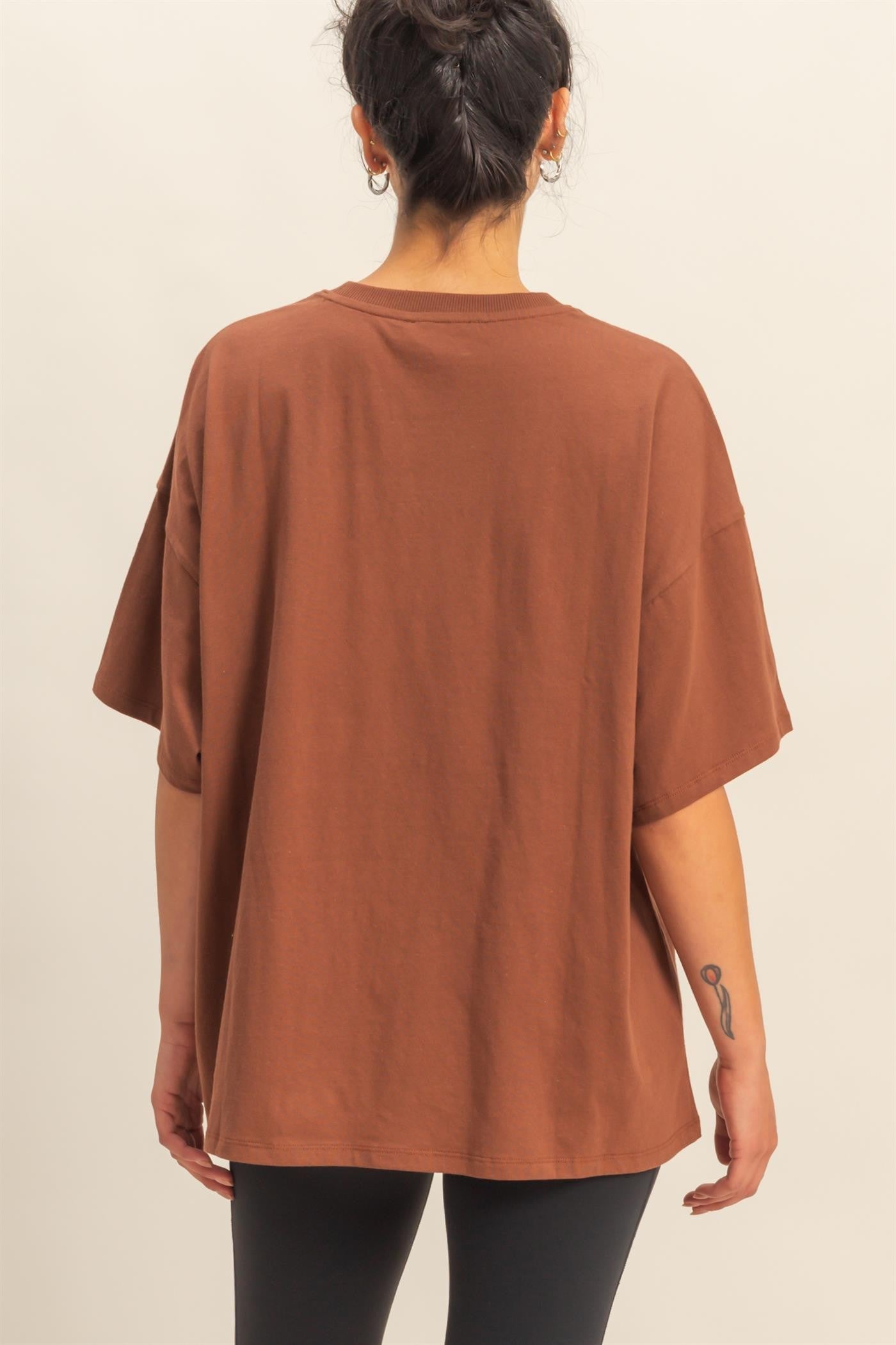 Chesnut Oversized Tee- DEALS