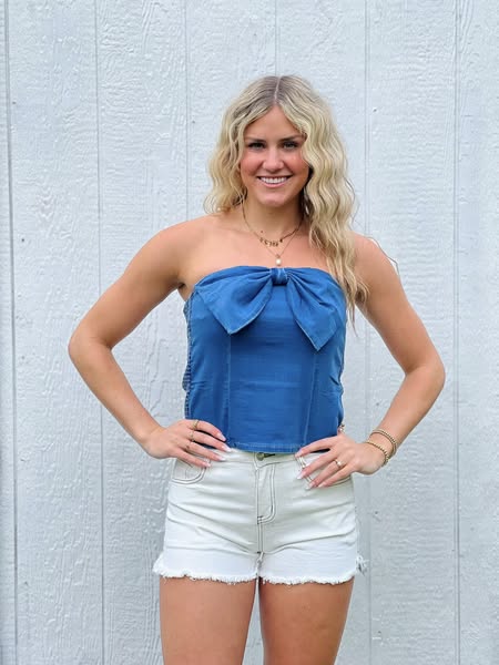 Bow & Go Strapless Top-DEALS