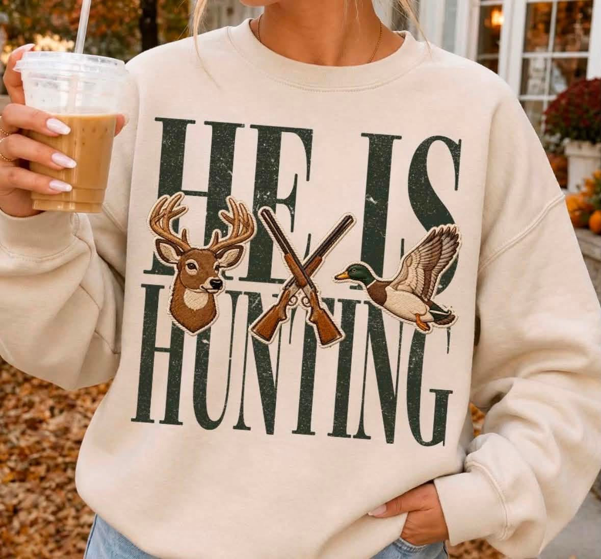He Is Hunting