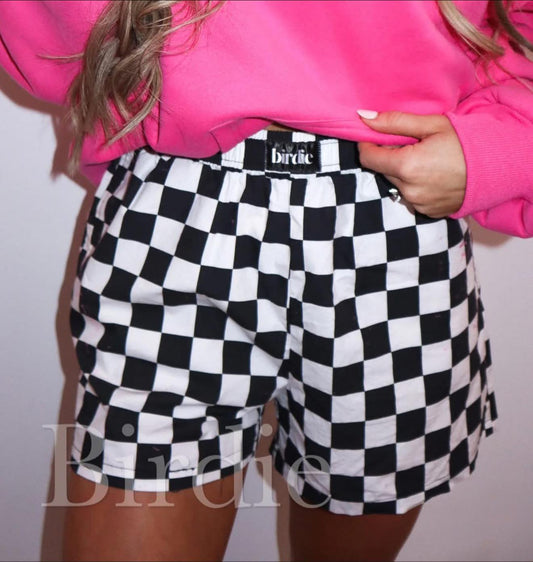 Checkered Birdie Boxers-DEALS