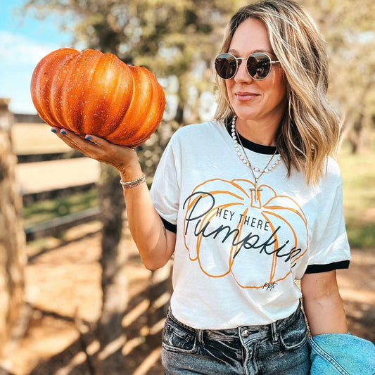 Hey There Pumpkin Tee-DEALS