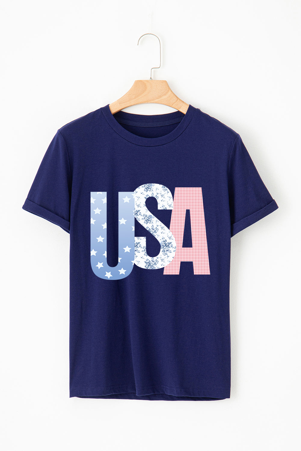 Blue USA Graphic Top RTS