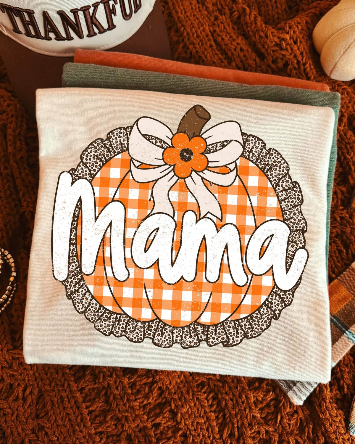 Mama Gingham Pumpkin
