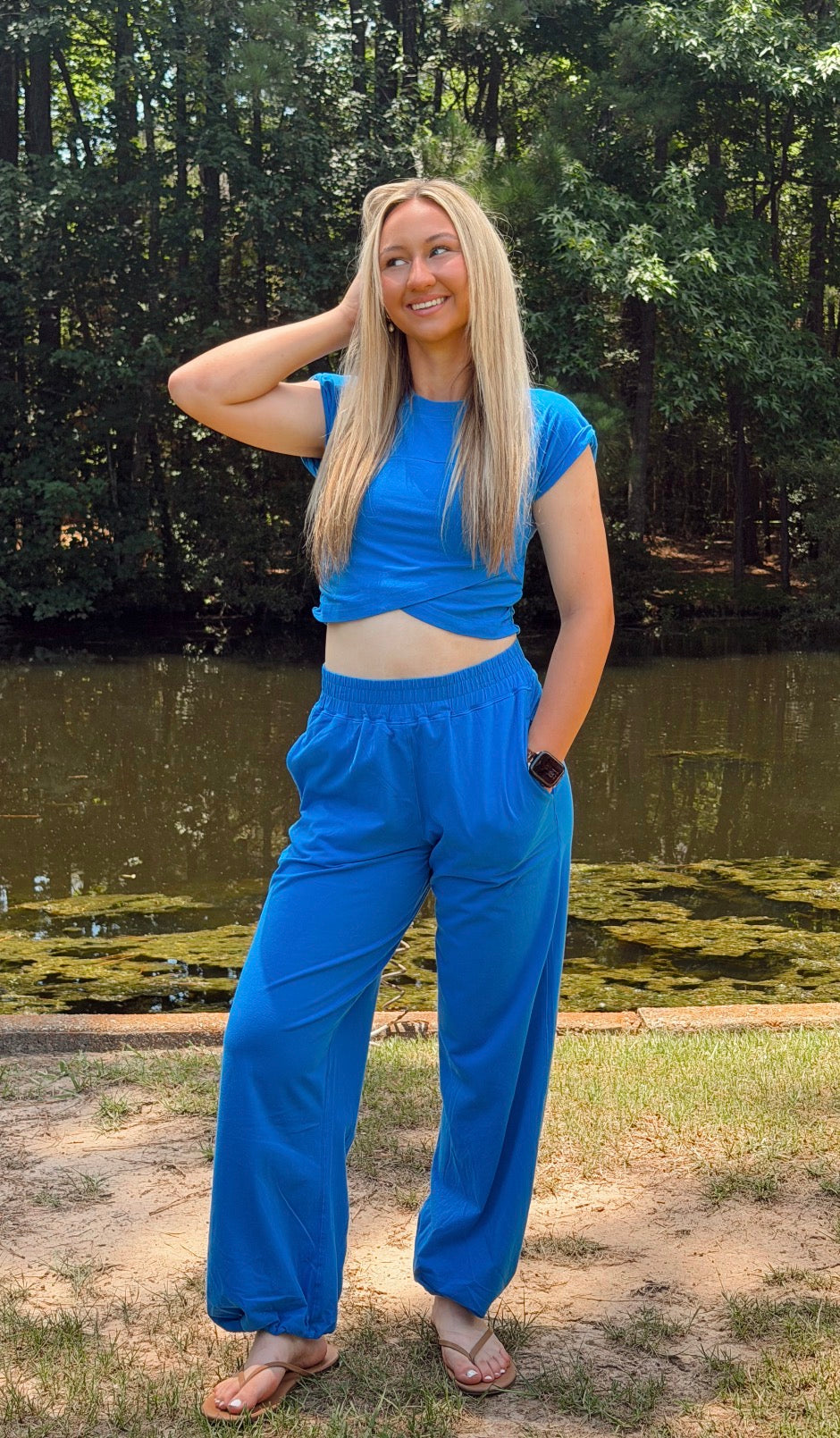 Blue Crush Lounge Set