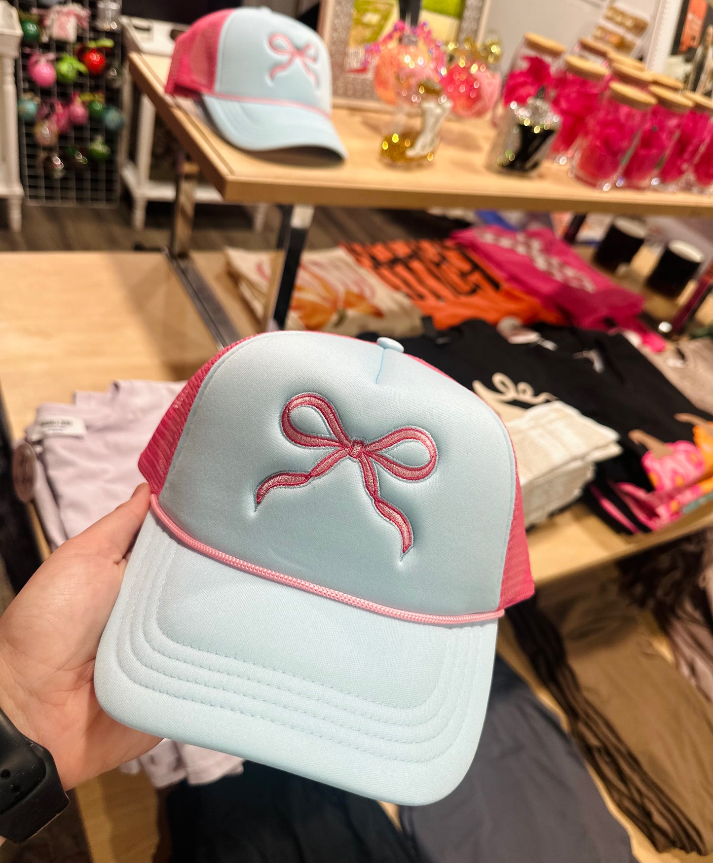 Preppy Bow Trucker-DEALS