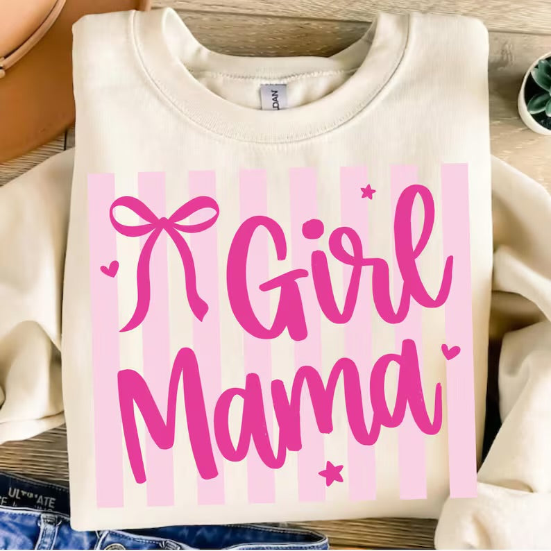 Hot Pink Girl Mama