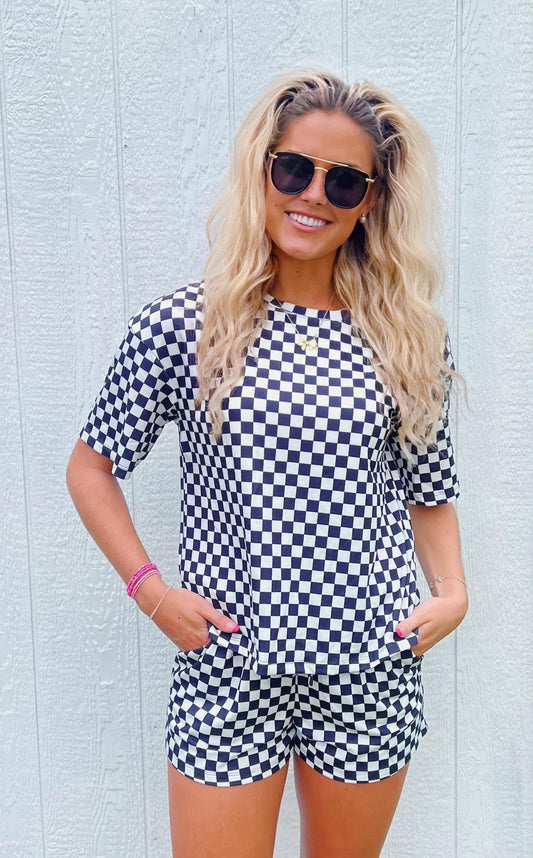 Comfy Checkered Set-DEALS