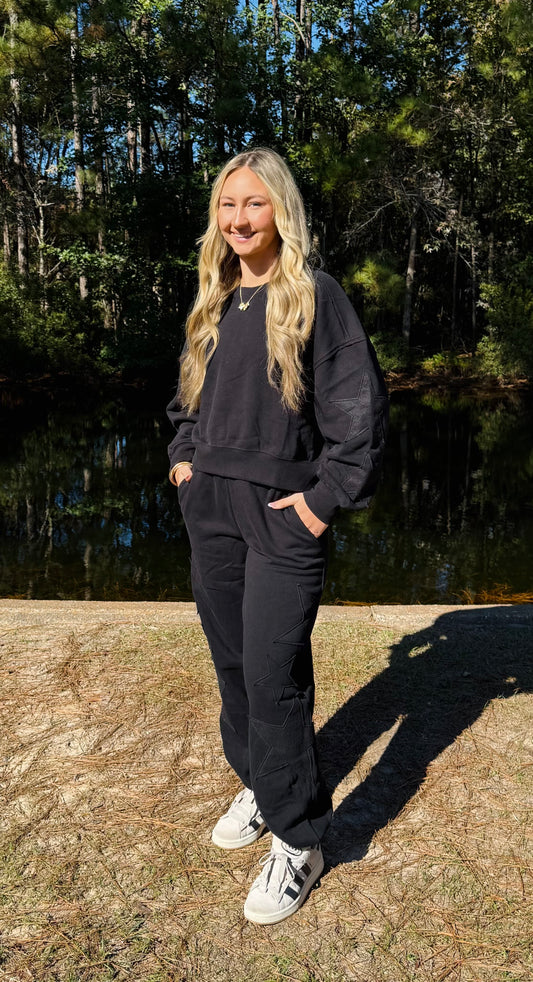 Midnight Star Sweat Set-DEALS