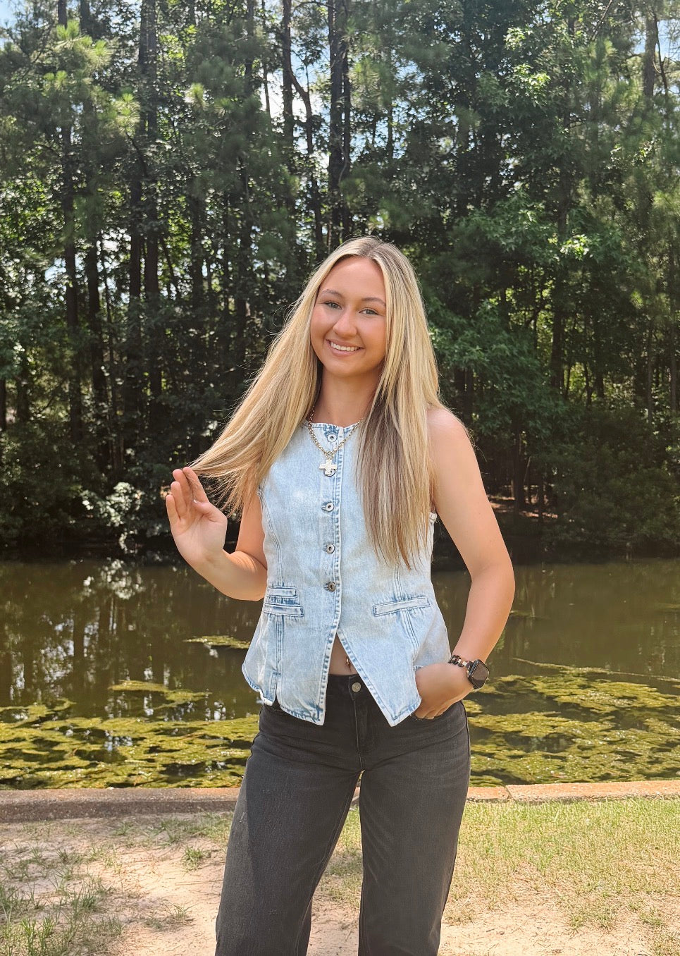Blue Jean Baby Vest
