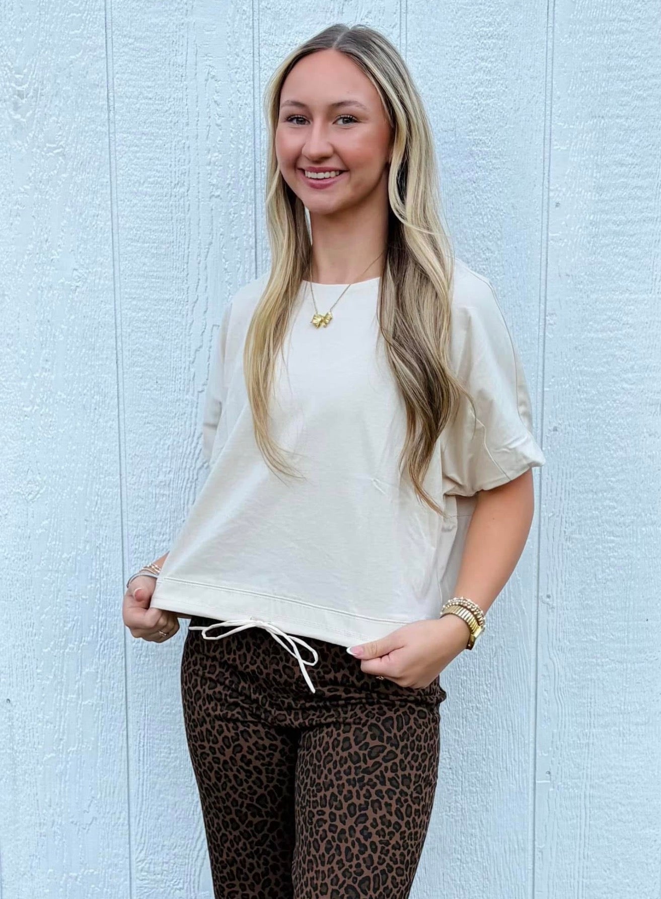 Neutral Comfort Top