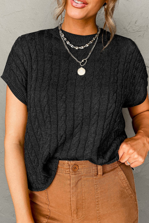 Black Sweater Top-DEALS