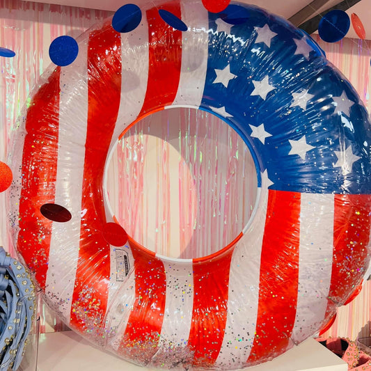 Stars and Stripes Glitter Float-DEALS