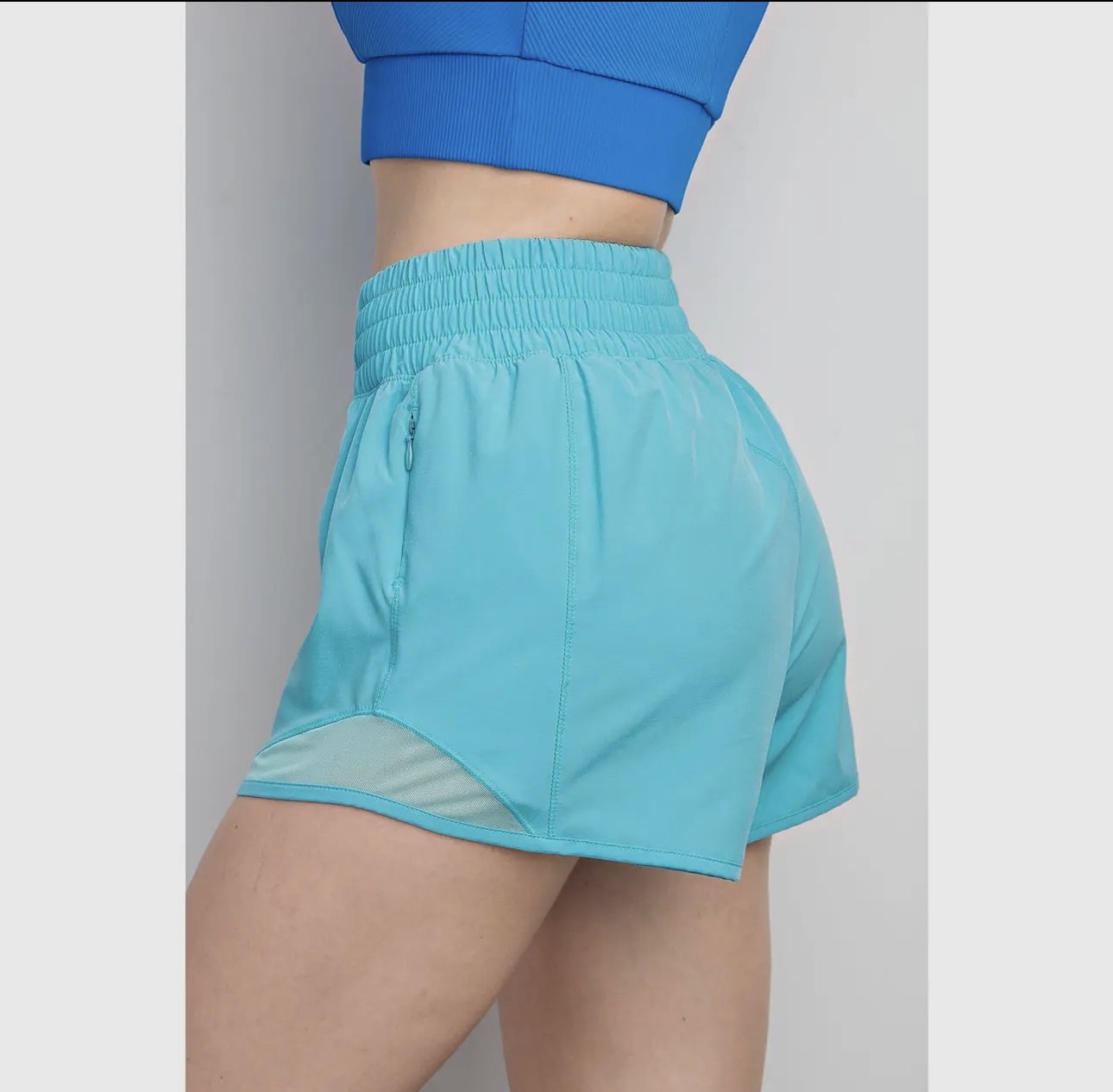 Icy Blue Running Shorts-DEALS