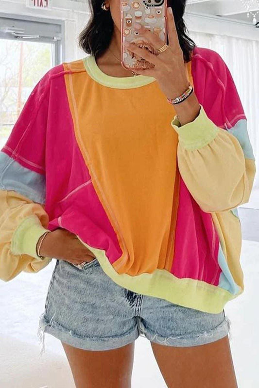 Plus Size Bright Day Pullover•