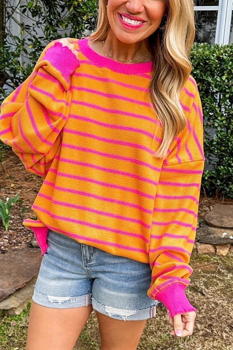 Sunset Shoulder Pullover•