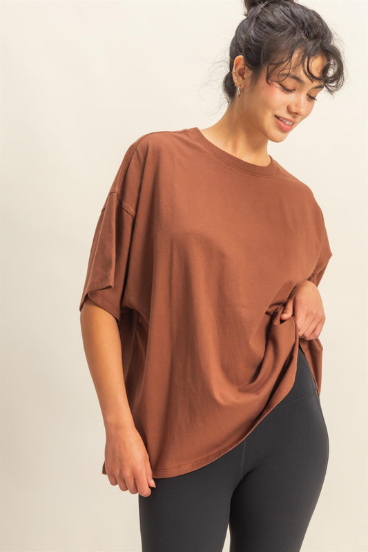 Chesnut Oversized Tee- DEALS